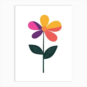 Colorful Flower Art Print