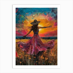 Dancer In The Meadow Art Print