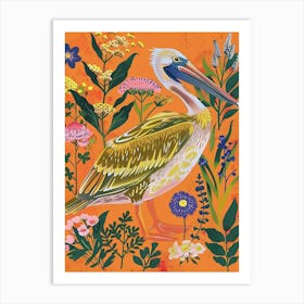 Spring Birds Brown Pelican 2 Art Print