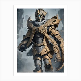 Armored Knight Art Print