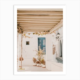 Paros Village Art Print