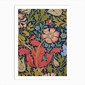 Floral Of William Morris Art Print