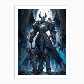 Demon Warrior Art Print