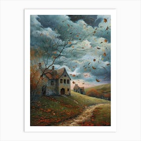 Autumn In The Country Art Print