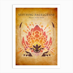 Seething Bazelgeuse Vintage Art Print