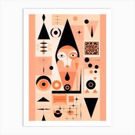 Abstract Geometric Symbolism 2 Art Print