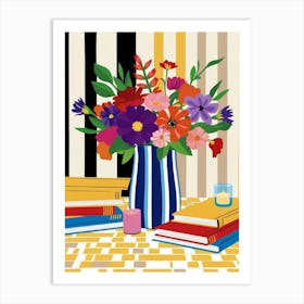 Flowers In A Vase 42 Art Print