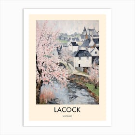 Lacock (Wiltshire) Painting 1 Travel Poster Art Print