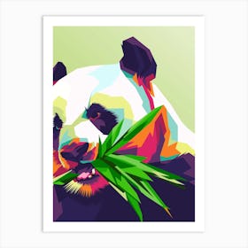 Panda, Pop Art, Nature, Abstract, Wall Art, Art, Kitchen, Living Room, Home, Interior Design, Wall Print Art Print