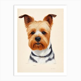 Glen Of Imaal Terrier Illustration Dog Art Print