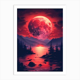 Full Moon 7 Art Print