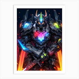 Robot Warrior Art Print