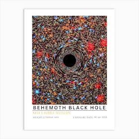 Behemoth Black Hole Art Print