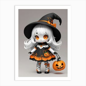 Halloween Witch 10 Art Print