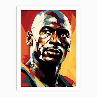 Michael Jordan print by Nikita Abakumov