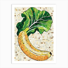 Mosaic Banana 1 Art Print