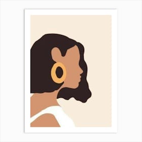 Portrait Of A Woman Art Print