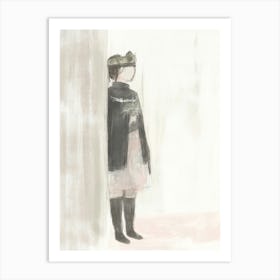 Girl In A Hat 2 Art Print