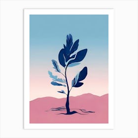 Tree In The Desert 1 Art Print