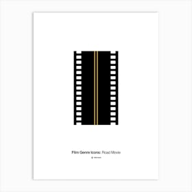 Road Movie Film Genre Icon Art Print