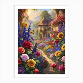 Garden Path 2 Art Print