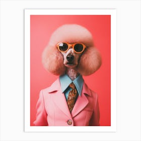 A Poodle Dog 8 Art Print