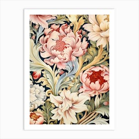 Floral Tapestry 1 Art Print