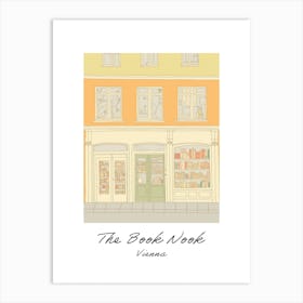 Vienna The Book Nook Pastel Colours 3 Poster Art Print