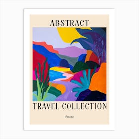 Abstract Travel Collection Poster Panama 3 Art Print