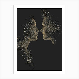 Two Faces 19 Art Print