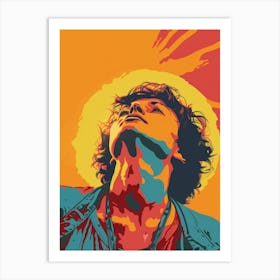 Man In The Sun Art Print