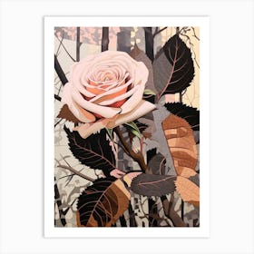 Flower Illustration Rose 2 Art Print