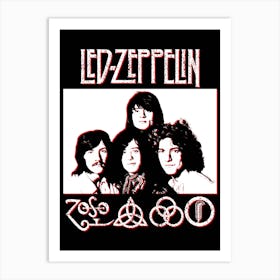 Led Zeppelin 4 Art Print