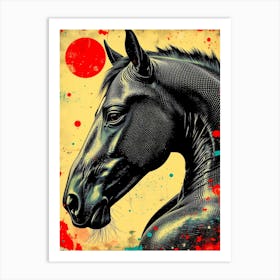 Horse Head - Creative PAinting Art Print