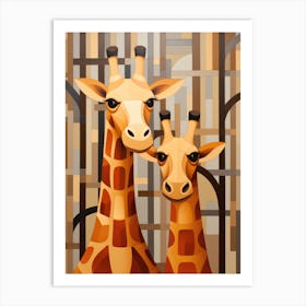 Giraffes Art Print