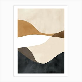 Natural Drift Minimalist Style Art Print