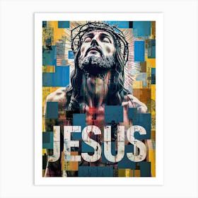 The Crucified King | Jesus Poster Art Print