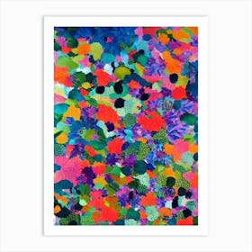 Acropora Intermedia Vibrant Painting Art Print