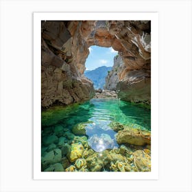 Cave In Croatia 1 Art Print