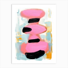 Pink Pop Painting Abstract 2 Art Print