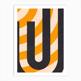 ALPHABET J a Art Print