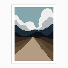 Dirt Road Art Print