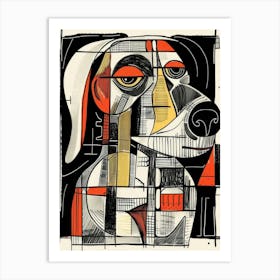 Abstract Dog Style Abstract Art Print