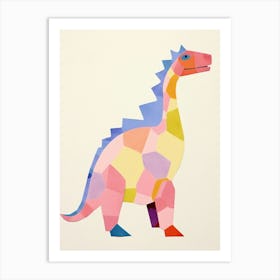 Nursery Dinosaur Art Scelidosaurus 6 Art Print