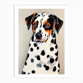 Dalmatian 3 Watercolour Dog Art Print