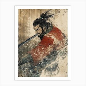 Samurai Warrior 1 Art Print