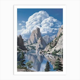 Mountain Lake 2 Art Print