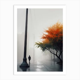 Foggy Morning Art Print