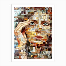 Mosaic Art 9 Art Print