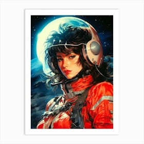 Space Girl Art Print